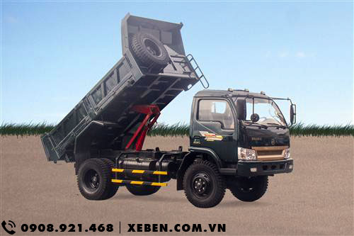 Hệ thống ben chữ A xe ben Hoa Mai 4.65 tấn