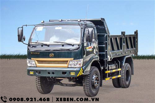 Ngoại thất xe ben Hoa Mai 6.5 tấn